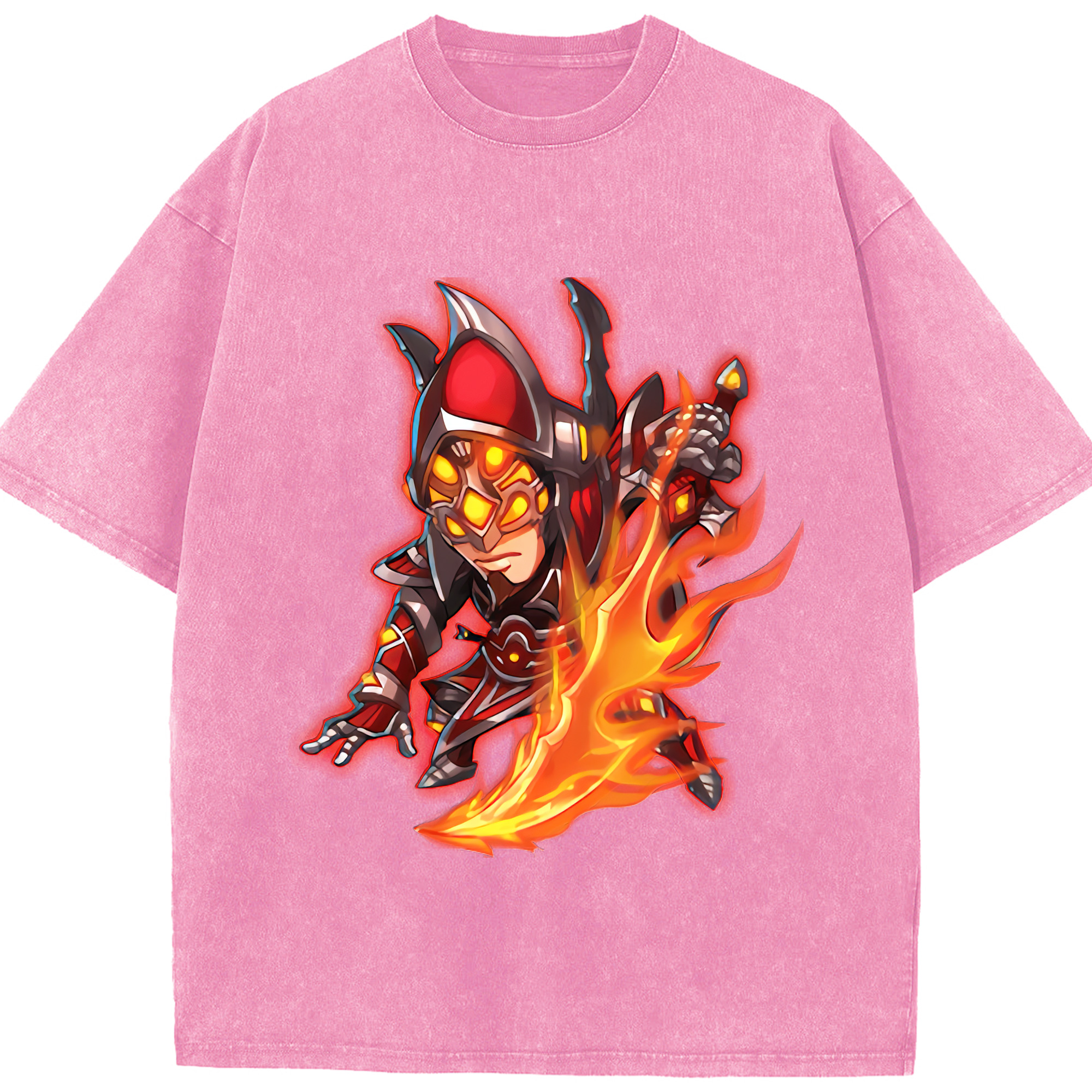 リーグ・オブ・レジェンド League of Legends LOL 綿100% ヴィンテージ風 半袖Tシャツ（フロントプリント）